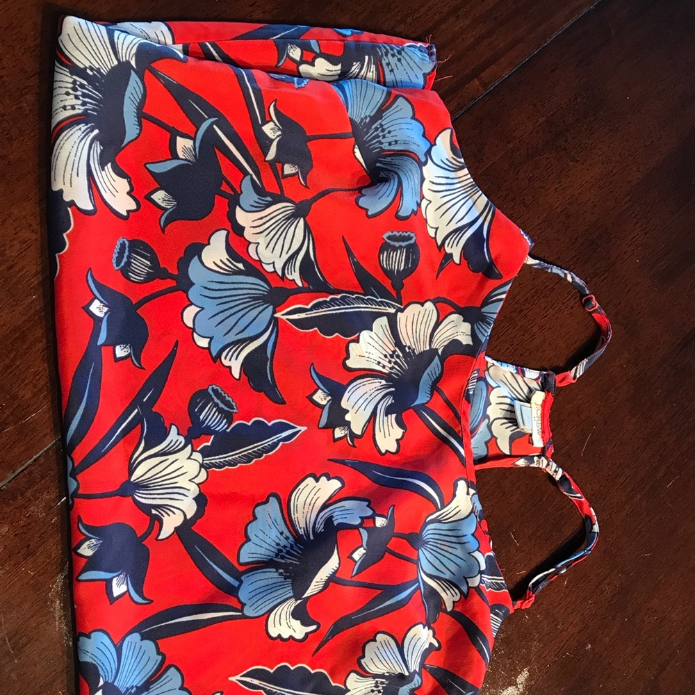 Jcrew PRINTED RACERBACK CAMI - Picture 2 of 2